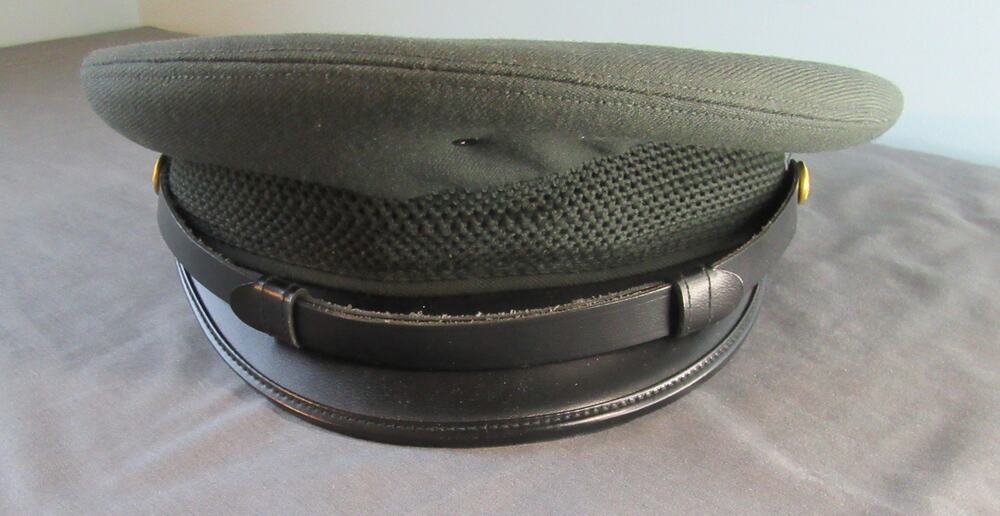 Vintage Military Army Enlisted Mans Size 7 1/8 Service Cap Wool Serge Hat AG-44